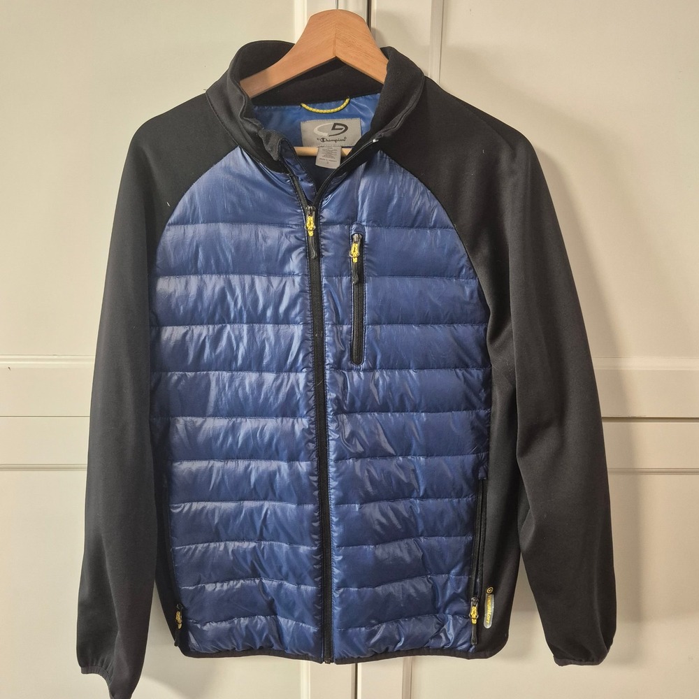 Champion Kids VentureLoft Hybrid Puffer Jacket Blue Black Small L5494